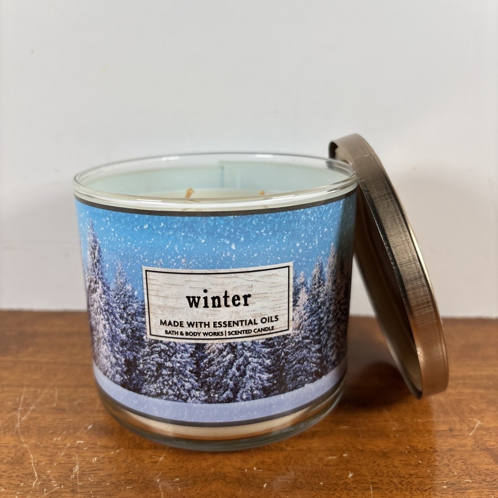 Bath & Body Works WINTER‎ 3 Wick Scented Candle 14.5 oz New Oils